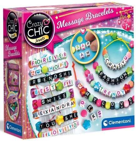 Crazy Chic zestaw do robienia bransoletek z wiadomością Message Bracelets
