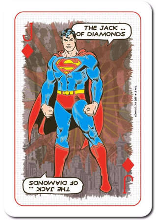 DC Comics karty do gry z postaciami