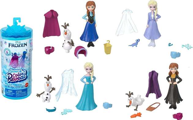 Disney Księżniczki lalka Snow Color Reveal + akcesoria