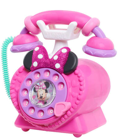 Disney Laleczka Myszka Minnie z zestawem strojów + telefon Myszki 