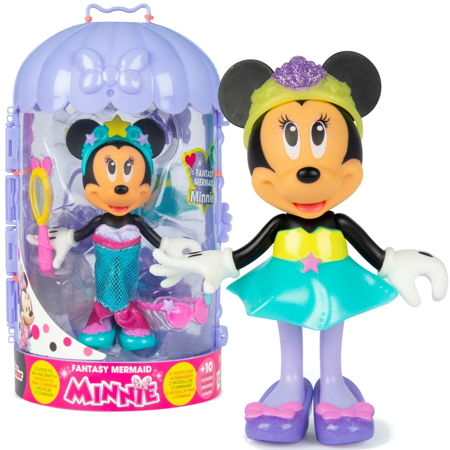 Disney Myszka Minnie Lalka Stylizacje Stroje Fantasy Syrenka + akcesoria