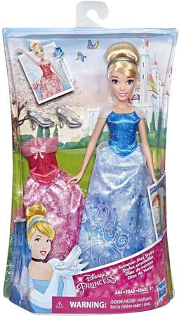 Disney Princess lalka Kopciuszek w zestawie z dwiema sukienkami