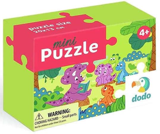 Dodo Puzzle Mini 35 elementów Dino i przyjaciele