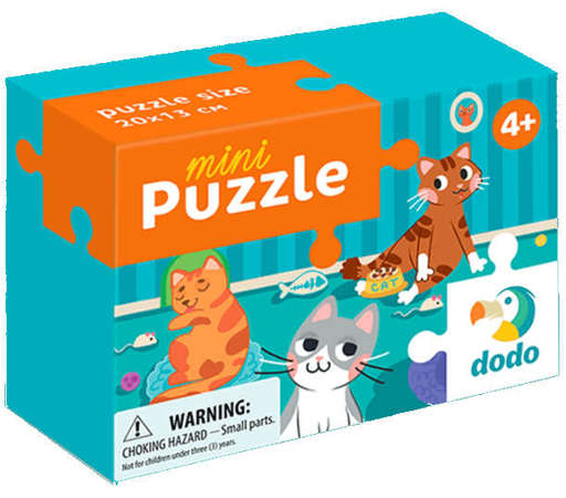 Dodo Puzzle Mini 35 elementów Szalone koty