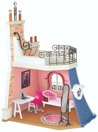 Domek Miraculous Biedronka Pokój Marinette + meble, lalka i kostium 