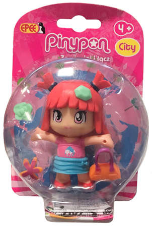 EPEE Pinypon City laleczka z czerwonymi włosami i akcesoriami