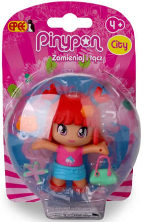 EPEE Pinypon City laleczka z czerwonymi włosami i akcesoriami