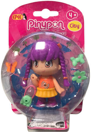 EPEE Pinypon City laleczka z fioletowymi włosami i akcesoriami