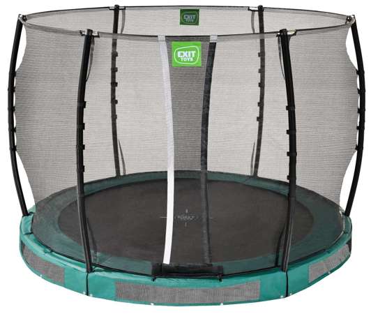 EXIT trampolina z siatką Allure Classic 305 cm zielona
