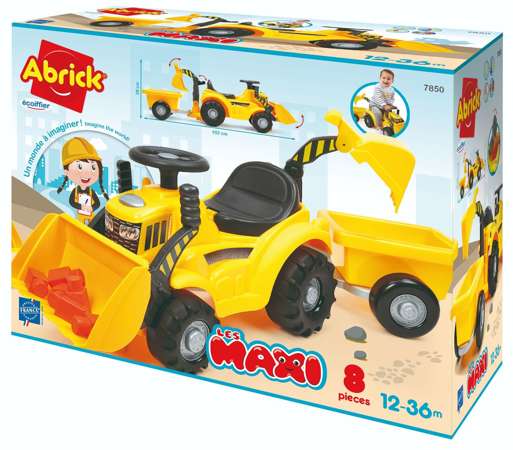 Ecoiffier Abrick Traktor z przyczepką
