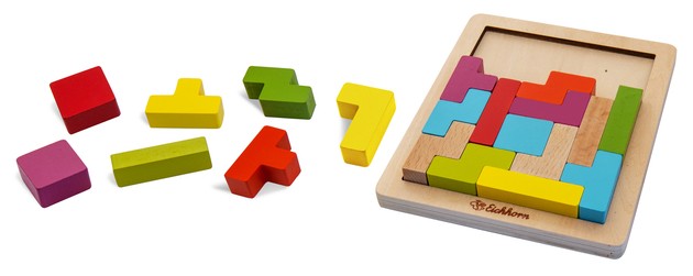 Eichhorn Drewniana gra łamigłówka układanka 20 elementów