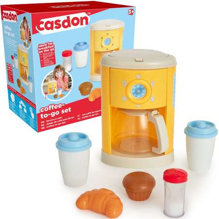 Ekspres do kawy zabawkowy zestaw kubki ciasteczka dla dzieci Cason