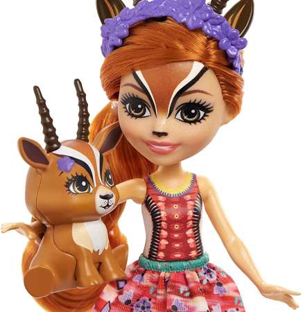 Enchantimals Gabriela Gazelle & Spotter lalka i figurka