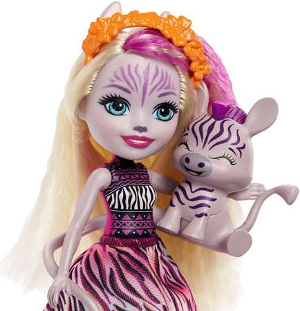 Enchantimals Zadie Zebra & Ref lalka i figurka