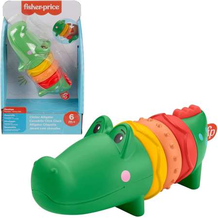 Fisher Price Klikający Krokodyl zabawka sensoryczna 
