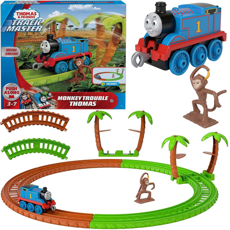 Fisher Price Tomek Trackmaster zestaw z małpką