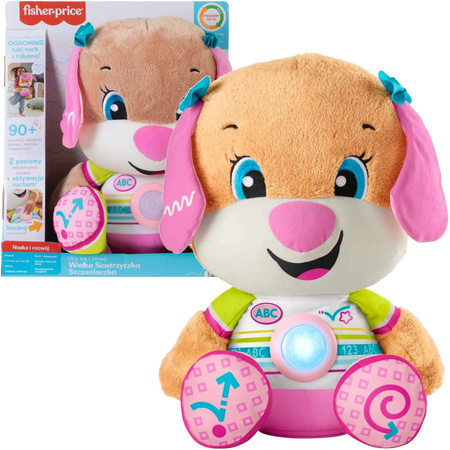 Fisher Price Ucz się i śmiej! Wielka Interaktywna Siostrzyczka Szczeniaczka