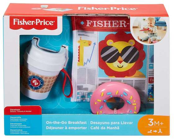 Fisher Price Zestaw zabawek sensorycznych śniadanie + klocki