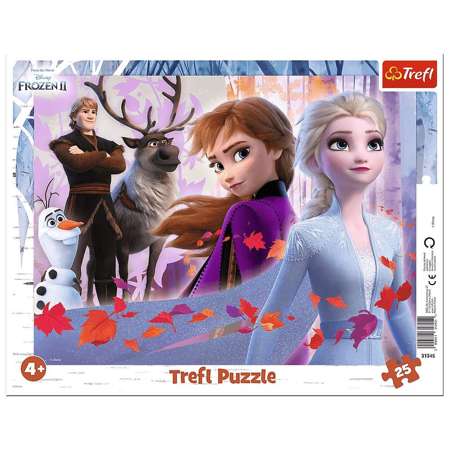 Frozen Puzzle ramkowe 25 elementów Przygody w Krainie Lodu