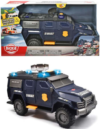 Go Real Duży pojazd SWAT Jednostka specjalna światło/dźwięk