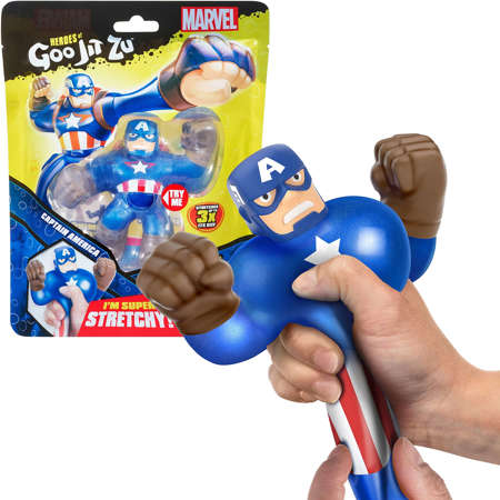 Goo Jit Zu Marvel rozciągliwa figurka Kapitan Ameryka 12 cm
