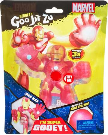 Goo Jit Zu Supagoo rozciągliwa figurka Iron Man 12 cm