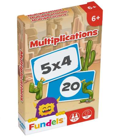 Gra karciana Multiplications nauka mnożenia karty dla dzieci