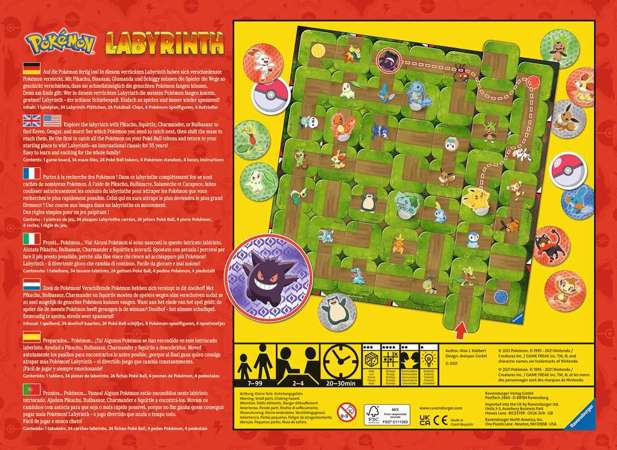 Gra planszowa Labirynt Labyrinth Pokemon