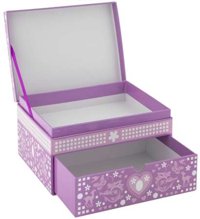 Grafix pudełko na biżuterię szkatułka dla dzieci do ozdoby