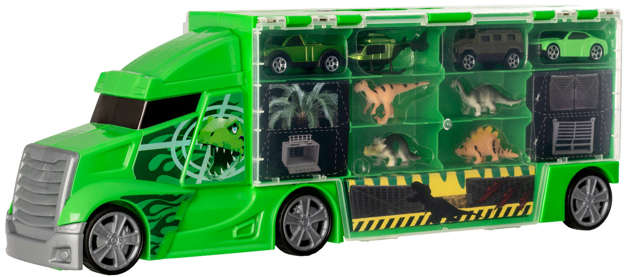 HTI Teamsterz Dino Transporter Ciężarówka + akcesoria