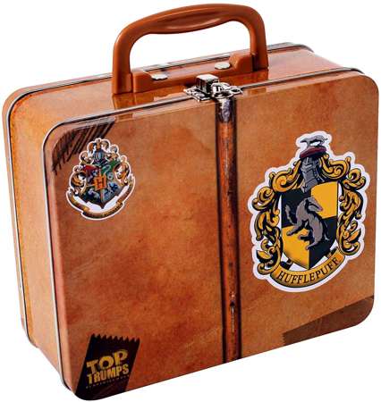 Harry Potter Hufflepuff Top Trumps karty metalowa walizka Winning Moves
