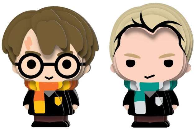 Harry Potter Pojedynek Czarodziejów gra karciana rodzinna Harry i Draco 