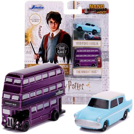 Harry Potter Zestaw 2 mini metalowe pojazdy 4 cm