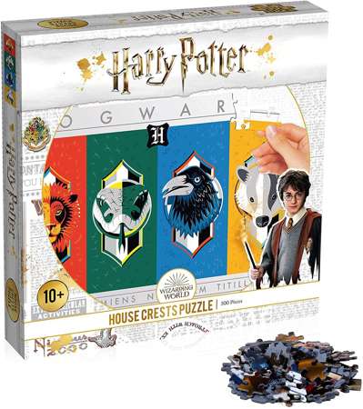 Harry Potter herby domów Hogwartu Puzzle 500 elementów Winning Moves