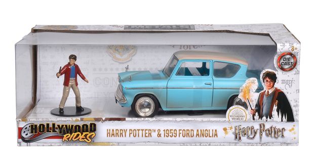 Harry Potter latający Ford 1959 Anglia + figurka