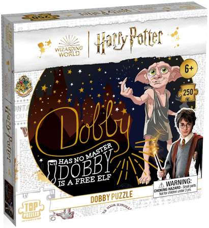 Harry Potter puzzle skrzat domowy Zgredek Dobby 250 el. Winning Moves