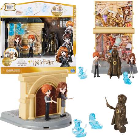 Harry Potter zestaw Pokój Życzeń figurki Hermiona i Ron Room of Requirements