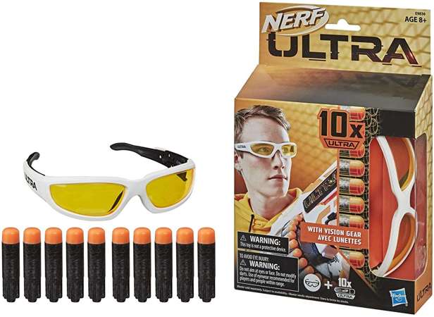 Hasbro Nerf Ultra okulary + 10 strzałek