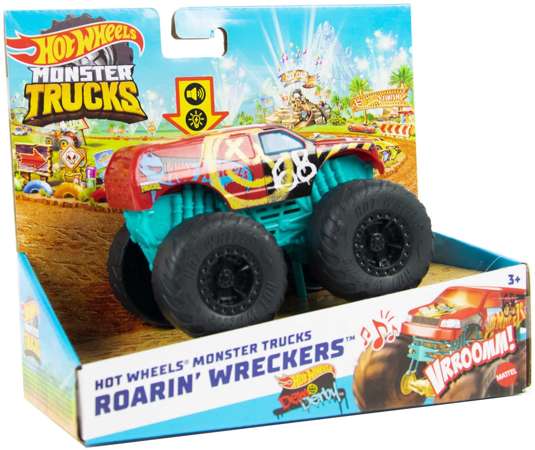 Hot Wheels Monster Truck pojazd Demo Derby światło/dźwięk