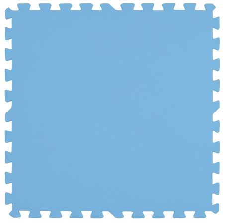 Humbi Mata piankowa Puzzle piankowe 2 szt. błękitny 62 x 62 x 1 cm