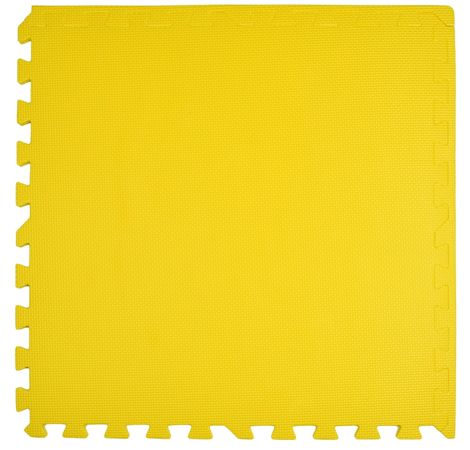 Humbi Mata piankowa Puzzle piankowe 3 szt. żółty 62 x 62 x 1 cm