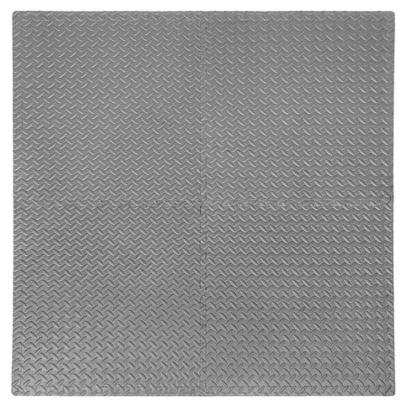 Humbi Mata piankowa puzzle piankowe fitness 4 szt. ciemnoszary 120 x 120 x 1 cm