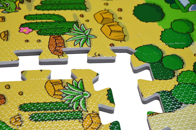 Humbi Puzzle piankowe Mata piankowa edukacycjna Dinozaury 31,5 x 31,5 x 1cm 9 szt.