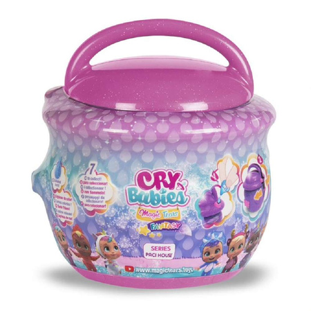 IMC Cry Babies Domek Magic Tears fioletowy Fantasy Paci House Lalka
