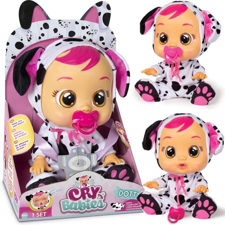 IMC Toys Kropka Interaktywna Lalka Dotty Cry Babies