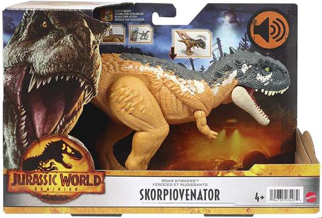 Jurassic World Dinozaur Figurka Skorpiovenator z dźwiękiem