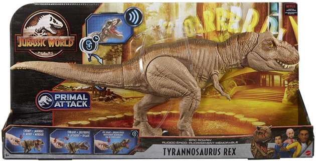 Jurassic World Dinozaur Figurka Tyranozaur T-Rex z dźwiękiem