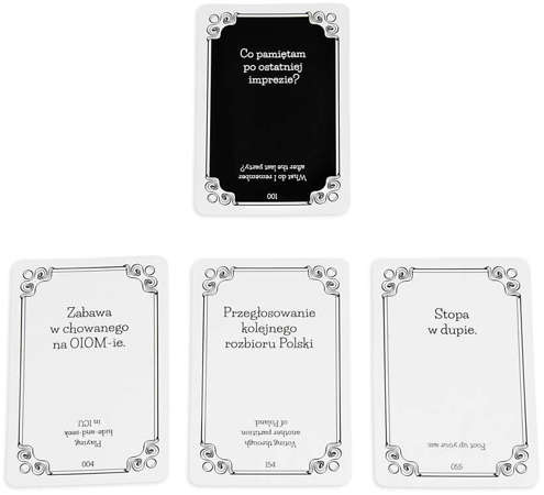 Karty Dżentelmenów zabawna gra imprezowa dla dorosłych zestaw Epizody 1 do 6