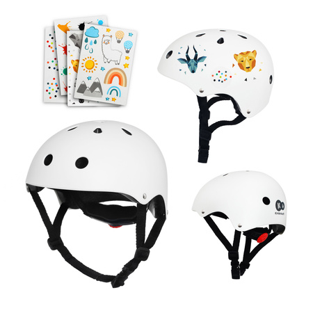 Kinderkraft Kask dziecięcy rowerowy Safety biały
