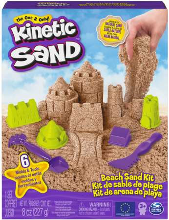 Kinetic Sand zestaw plażowy piasek kinetyczny + akc.